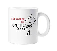 60 SECOND MAKEOVER Men's I'd Rather Be On The Xbox Mug in White 60 SECOND MAKEOVER White