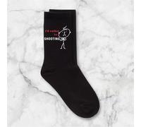 60 SECOND MAKEOVER Men's I'd Rather Be Shooting Socks in Black 60 SECOND MAKEOVER Black One Size
