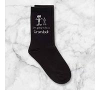 60 SECOND MAKEOVER Men's I'm Going To Be A Grandad Black Calf Socks 60 SECOND MAKEOVER Black One Size