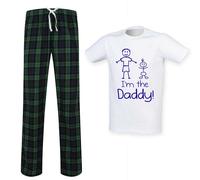 60 SECOND MAKEOVER Men's I'm The Daddy Pyjama Set in Green | Size: Medium 60 SECOND MAKEOVER Green M