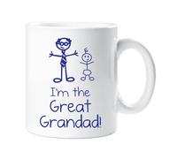 60 SECOND MAKEOVER Men's I'm The Great Grandad Mug in White 60 SECOND MAKEOVER White