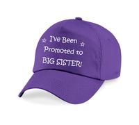 60 SECOND MAKEOVER Men's I've Been promoted To Big Sister Baseball Cap in Purple 60 SECOND MAKEOVER Purple One Size