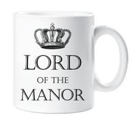 60 Second Makeover Limited Lord of The Manor Mug Gifts for Men Husband Birthday Novelty Mugs for Men Funny 11oz Ceramic Coffee Cup Gift Present His Dad Boyfriend