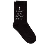 60 Second Makeover Limited This Guy Is An Awesome Architect Mens Black Socks (One Size)
