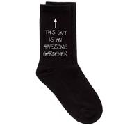 60 Second Makeover Limited This Guy Is An Awesome Gardener Mens Black Socks (One Size)