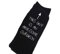 This Guy Is An Awesome Surgeon Mens Black Socks Present Gift Fathers Day Dad Birthday Christmas Present