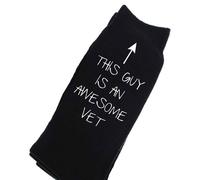 This Guy Is An Awesome Vet Mens Black Socks Present Gift Fathers Day Dad Birthday Christmas Present