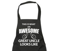 60 Second Makeover Limited This Is What An Awesome Great Uncle Looks Like Black Apron Novelty Gift Chef House Warming Kitchen Present Mothers Day