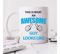 60 Second Makeover Limited This is What an Awesome Guy Looks Like Mug Present Gift Cup Birthday Christmas