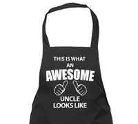 60 Second Makeover Limited This Is What An Awesome Uncle Looks Like Black Apron Novelty Gift Chef House Warming Kitchen Present Fathers Day
