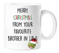 60 SECOND MAKEOVER Merry Christmas From Your Favourite Sister In Law Mug in White 60 SECOND MAKEOVER White