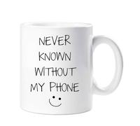 60 SECOND MAKEOVER Never Known Without My Phone Mug in White 60 SECOND MAKEOVER White