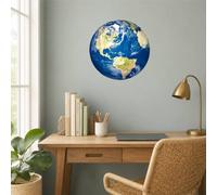 60 SECOND MAKEOVER Planet Earth Wall Sticker 60cm x 60cm | Size: 60 cm x 60 cm 60 SECOND MAKEOVER Multicolor 60 cm x 60 cm