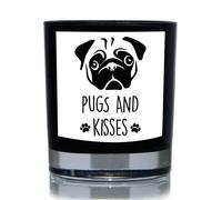 60 SECOND MAKEOVER Pugs & Kisses Funny 20 andle in Black 60 SECOND MAKEOVER Black