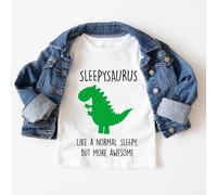 60 SECOND MAKEOVER Sleepy Dinosaur T-Shirt in White | Size: 18-24 m 60 SECOND MAKEOVER White 18-24 m