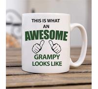 60 Second Makeover Limited This is What an Awesome Grampy Looks Like Mug Gifts for Men Grampy Gifts Fathers Day 11oz Ceramic Coffee Cup Grandpa Grandad Dishwasher Safe Microwave Safe