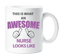 This Is What An Awesome Nurse Looks Like Mug 60 SECOND MAKEOVER White One Size
