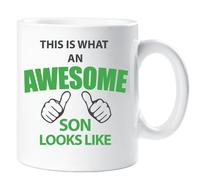 60 Second Makeover Limited This is What an Awesome Son Looks Like Mug Gift Son Birthday Gifts Christmas Presents Coffee Mug Coffee Cup from Mum and Dad Present Idea