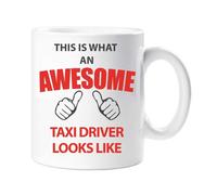 60 Second Makeover Limited This is What an Awesome Taxi Driver Looks Like Mug Present Gift Cup Birthday Christmas
