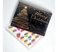 60 SECOND MAKEOVER Wax Melt Christmas Advent Calendar in Black 60 SECOND MAKEOVER Black