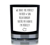 60 SECOND MAKEOVER We Have The Perfect Father & Son Relationship. You're My Father. I'm Perfect 20cl Candle in Black 60 SECOND MAKEOVER Black