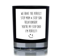 60 SECOND MAKEOVER We Haver The Perfect Step Mum & Step Son Relationship. You're My Step Mum, I'm Perfect Funny 20cl Candle in Black 60 SECOND MAKEOVER Black