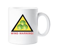 60 SECOND MAKEOVER Wind Warning Brussel Sprout Mug in White 60 SECOND MAKEOVER White