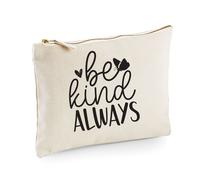 60 SECOND MAKEOVER Women's Be Kind Always Make up Bag in Beige 60 SECOND MAKEOVER Beige