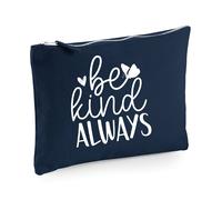 60 SECOND MAKEOVER Women's Be Kind Always Make up Bag in Blue 60 SECOND MAKEOVER Blue