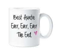 Best Auntie Ever Ever Ever The End Mug 60 SECOND MAKEOVER White One Size