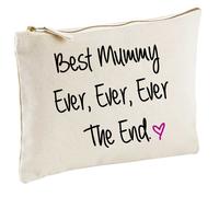 60 SECOND MAKEOVER Women's Best Mummy Ever Ever Ever The End Natural Make up Bag in Beige 60 SECOND MAKEOVER Beige