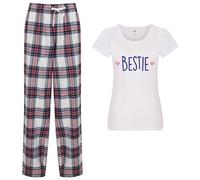 60 SECOND MAKEOVER Women's Bestie Pyjama Set in Pink | Size: XL 60 SECOND MAKEOVER Pink XL