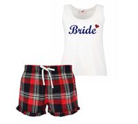 60 SECOND MAKEOVER Women's Bride Pyjama Set in Red | Size: XL 60 SECOND MAKEOVER Red XL