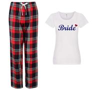 60 SECOND MAKEOVER Women's Bride Pyjama Set in Red | Size: XS 60 SECOND MAKEOVER Red XS