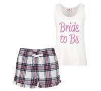 60 SECOND MAKEOVER Women's Bride To Be Pyjama Set in Pink | Size: XL 60 SECOND MAKEOVER Pink XL