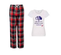 60 SECOND MAKEOVER Women's Dachshund Can Have A Better Life Trouser Pyjamas Set in Red | Size: Small 60 SECOND MAKEOVER Red S