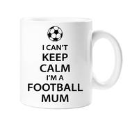 60 Second Makeover Limited Football Mum Mug I Can't Keep Calm I'm A Football Mum Black Mothers Day