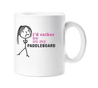 Ladies I'd Rather Be On My Paddleboard Mug 60 SECOND MAKEOVER White One Size