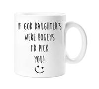 60 SECOND MAKEOVER Women's If God Daughter's Were Bogeys I'd Pick You Mug in White 60 SECOND MAKEOVER White