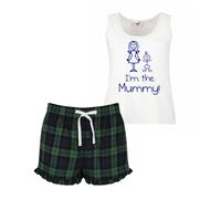 60 SECOND MAKEOVER Women's I'm The Mummy Pyjama Set in Green | Size: Medium 60 SECOND MAKEOVER Green M