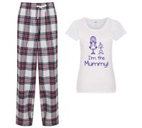 60 SECOND MAKEOVER Women's I'm The Mummy Pyjama Set in Pink | Size: Small 60 SECOND MAKEOVER Pink S