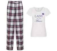 60 SECOND MAKEOVER Women's Lady Of The Manor Pyjama Set in Pink | Size: XL 60 SECOND MAKEOVER Pink XL