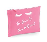 60 SECOND MAKEOVER Women's Lashes Too Glam To Give A Damn Make up Bag in Pink 60 SECOND MAKEOVER Pink