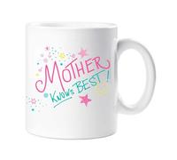 60 SECOND MAKEOVER Women's Mother Knows Best Mug in White 60 SECOND MAKEOVER White