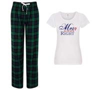 60 SECOND MAKEOVER Women's Mrs Always Right Pyjama Set in Green | Size: Medium 60 SECOND MAKEOVER Green M