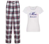 60 SECOND MAKEOVER Women's Mrs Always Right Pyjama Set in Pink | Size: XS 60 SECOND MAKEOVER Pink XS
