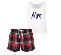 60 SECOND MAKEOVER Women's Mrs Pyjama Set in Red | Size: Large 60 SECOND MAKEOVER Red L