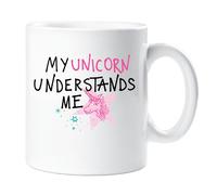 60 SECOND MAKEOVER Women's My Unicorn Understands Me Mug in White 60 SECOND MAKEOVER White