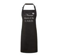 60 Second Makeover Limited Nanna Queen Of The Cakes Black Apron Novelty Gift Chef Kitchen Present Mothers Day