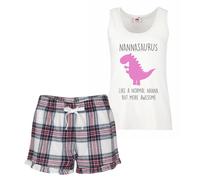 Nannasaurus Pyjama Set 60 SECOND MAKEOVER Pink L